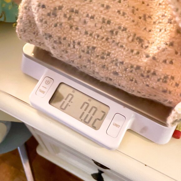 Janie and Jack Blush Bouclé Dress, Size 3 - Picture 5 of 5